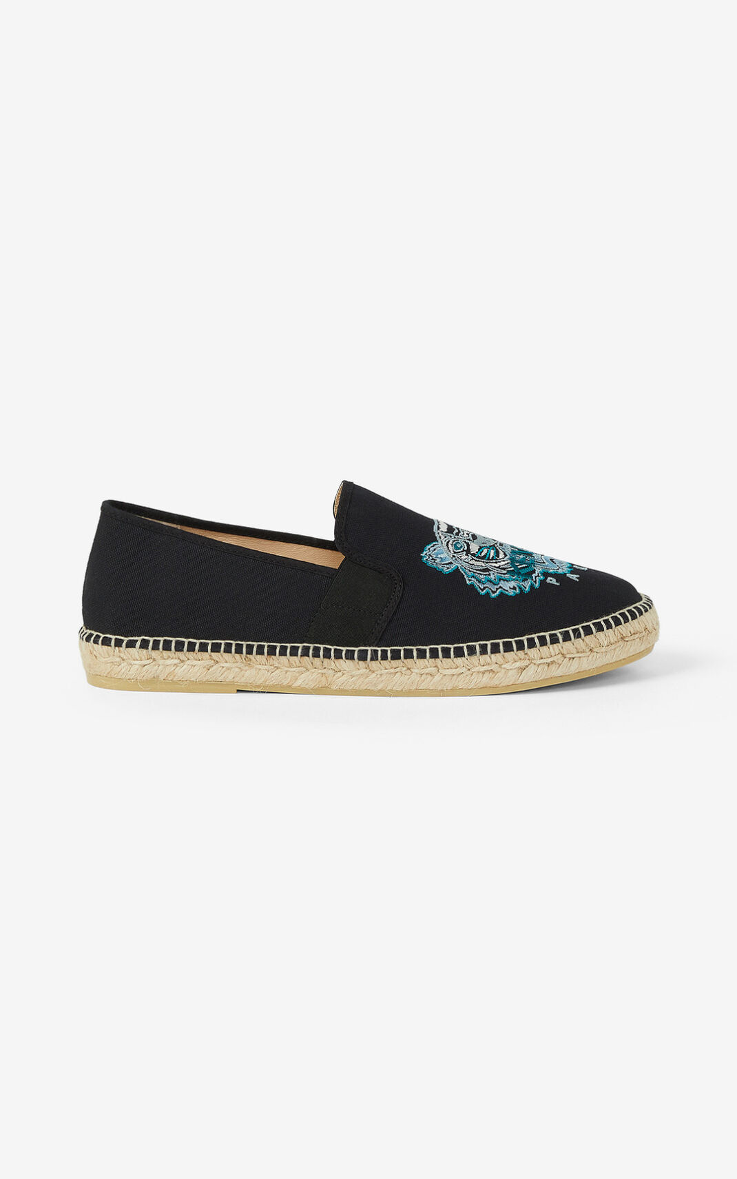 Kenzo Tiger stretch canvas Espadrillos Herr | 75608-RMCF